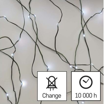 LED guirlande extérieure 150xLED/20m IP44 blanc froid