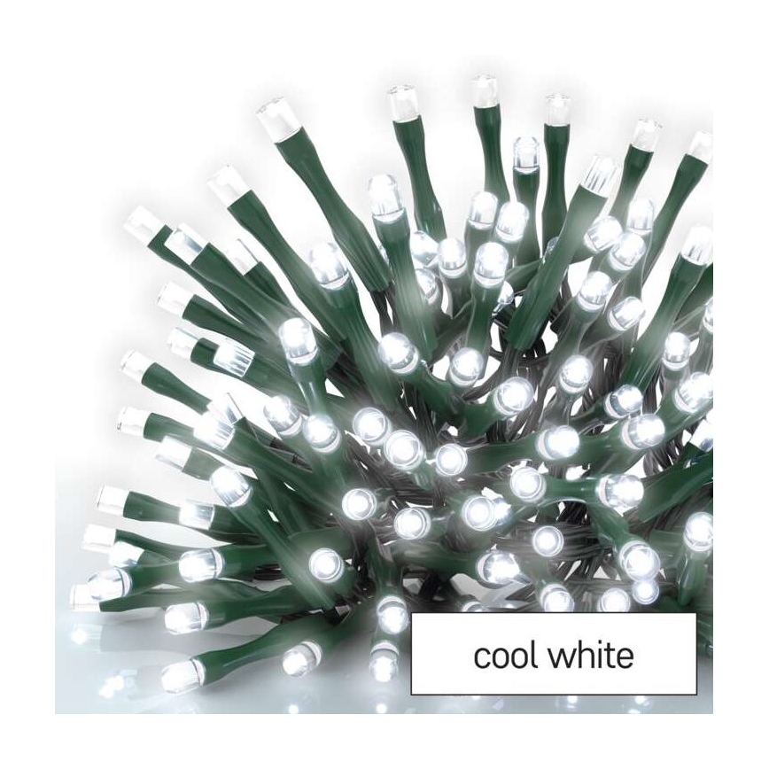 LED  guirlande extérieure 180xLED/8 modes 23m IP44 blanc froid