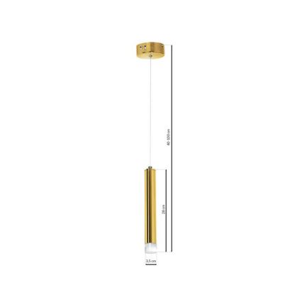 LED-Hängeleuchte an Kabel GOLDIE LED/5W/230V, goldfarben