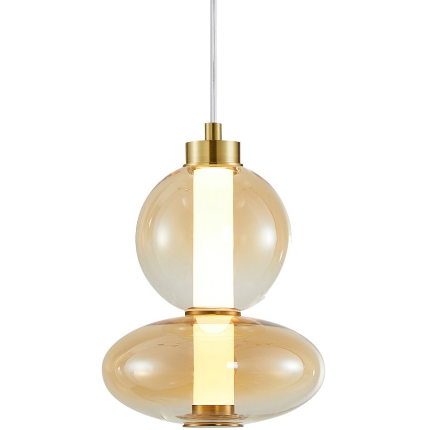 LED-Hängeleuchte an Schnur DAPHNE LED/12W/230V golden