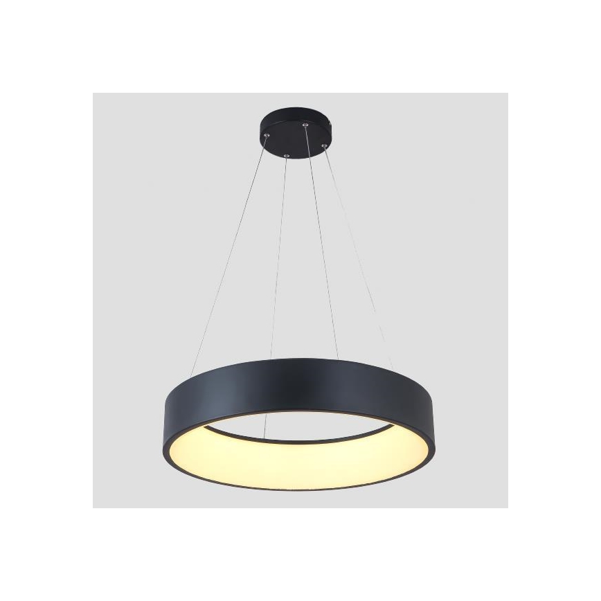 LED-Hängeleuchte an Schnur LED/30W/230V 3000K d 45 cm schwarz