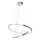 LED-Hängeleuchte an Schnur ROTONDA LED/51W/230V mattes Chrom