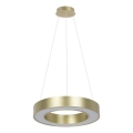 LED-Hängeleuchte an Stahlseil UNION LED/40W/230V 3000/4000/6500K Ø 40 cm goldfarben