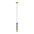 LED Hängeleuchte BARS 1xGU10/4,8W/230V schwarz/gold