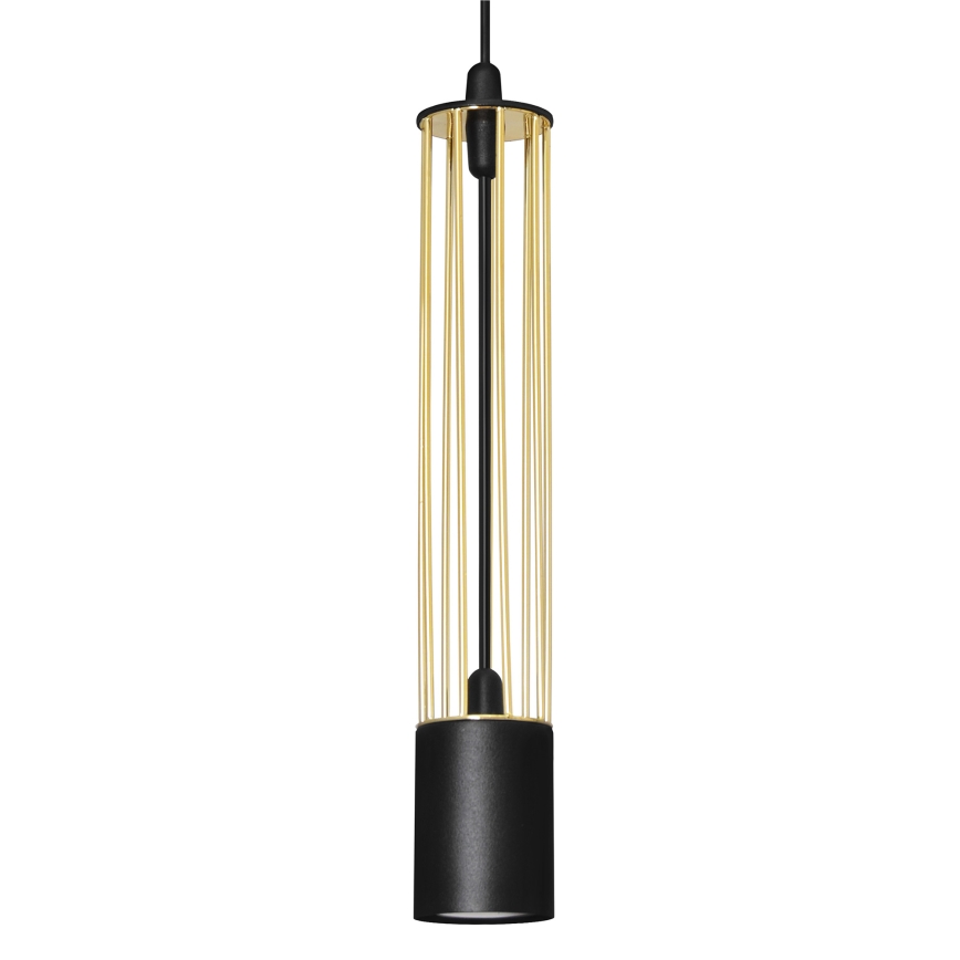 LED Hängeleuchte BARS 3xGU10/4,8W/230V schwarz/gold