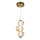 LED-Hängeleuchte BOLLA LED/12W/230V d 16 cm golden