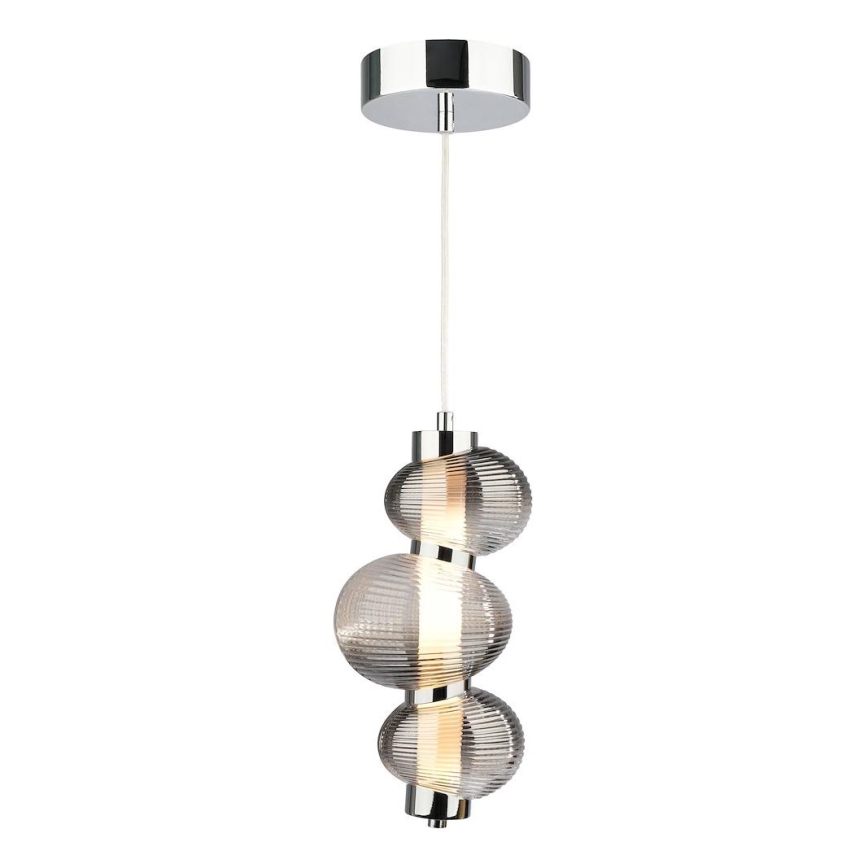 LED-Hängeleuchte BOLLA LED/12W/230V d 16 cm rauchig