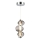 LED-Hängeleuchte BOLLA LED/12W/230V d 16 cm rauchig