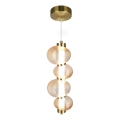 LED-Hängeleuchte BOLLA LED/17W/230V d 16 cm golden/rauchig