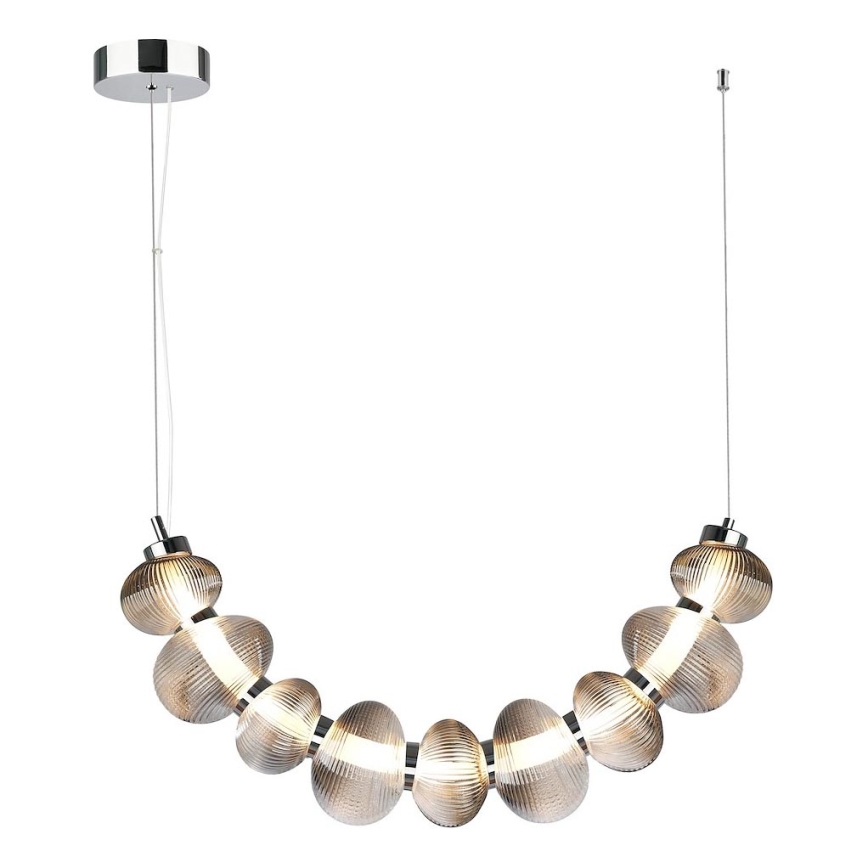 LED-Hängeleuchte BOLLA LED/36W/230V glänzendes Chrom/rauchig
