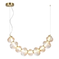 LED-Hängeleuchte BOLLA LED/36W/230V golden/rauchig