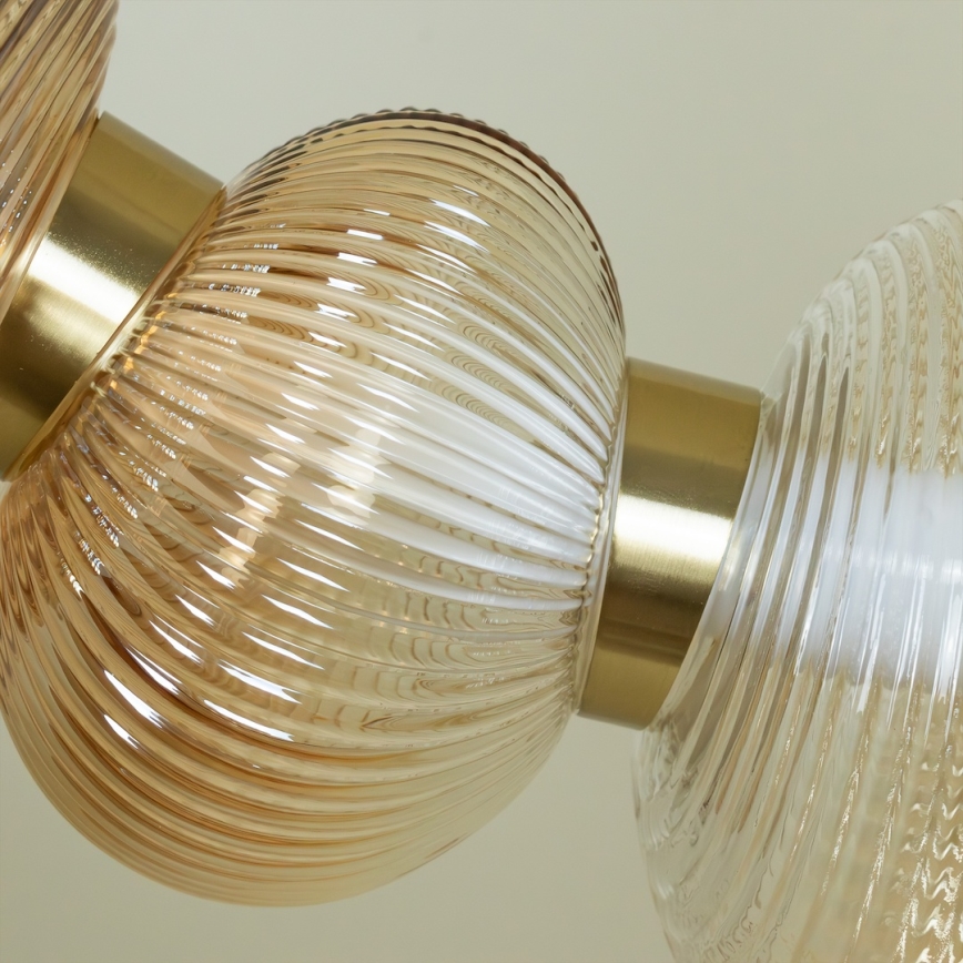 LED-Hängeleuchte BOLLA LED/36W/230V golden/rauchig