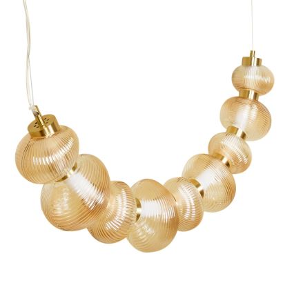 LED-Hängeleuchte BOLLA LED/36W/230V golden/rauchig