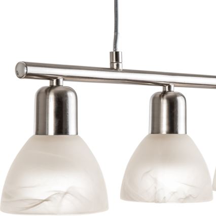LED-Hängeleuchte DAYTONA 4xE14/5W/230V 3000K glänzendes Chrom