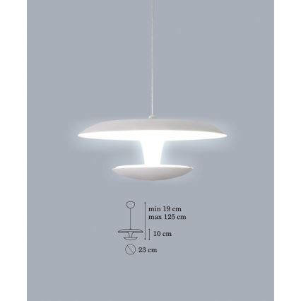 LED Hängeleuchte FLY LED 1xLED/15W/230V