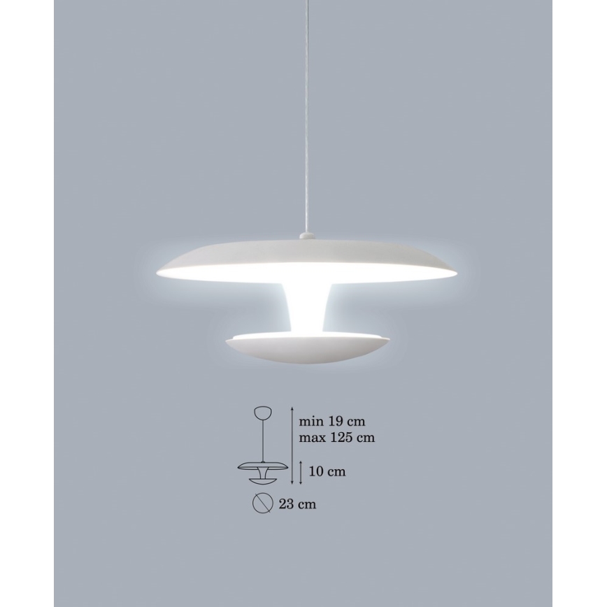 LED Hängeleuchte FLY LED 1xLED/15W/230V