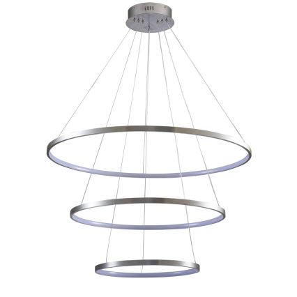 LED-Hängeleuchte LEA LED/60W/230V 4000K d 80 cm matt Chrom