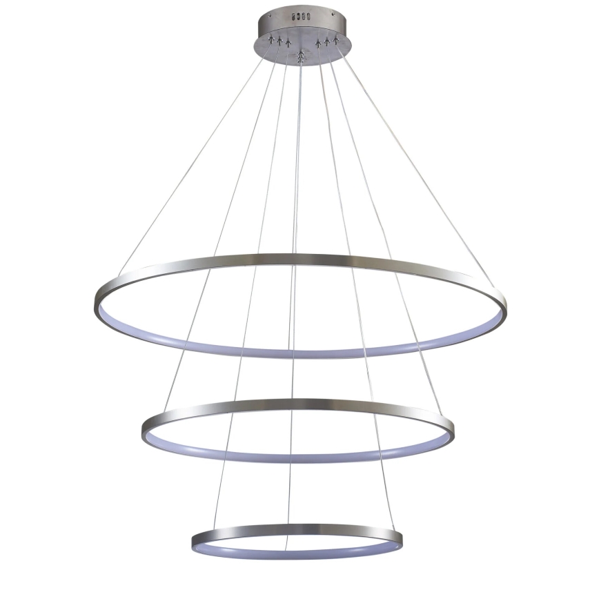 LED-Hängeleuchte LEA LED/60W/230V 4000K d 80 cm matt Chrom