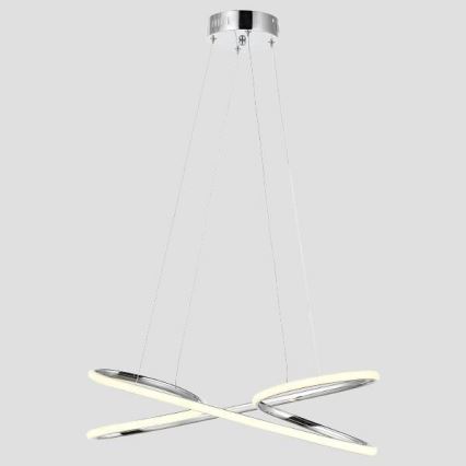 LED-Hängeleuchte LED/40W/230V 4000K glänzendes Chrom