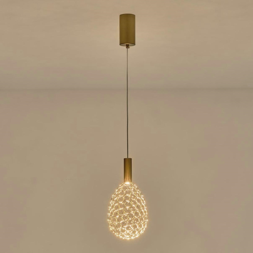 LED-Hängeleuchte LED/6,3W/230V 3000K golden d 14 cm