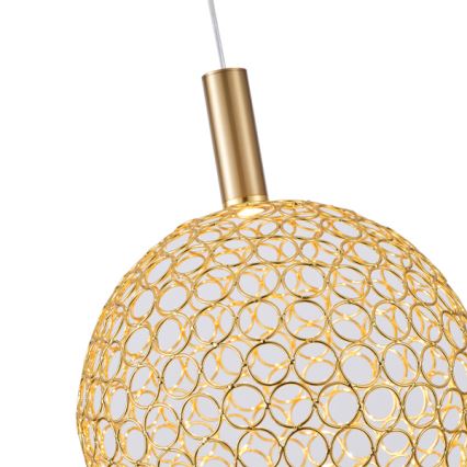 LED-Hängeleuchte LED/6,3W/230V 3000K golden d 25 cm
