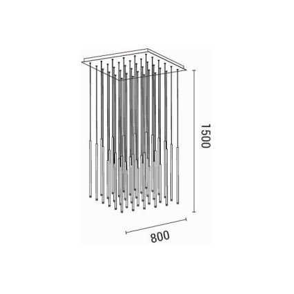 LED-Hängeleuchte LED/72W/230V 3000K