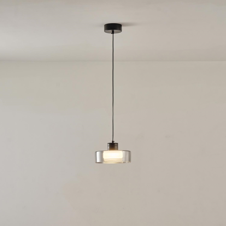 LED-Hängeleuchte LED/8W/230V 3000K schwarz/rauchig
