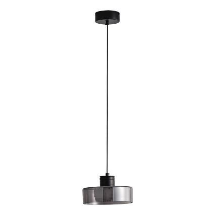 LED-Hängeleuchte LED/8W/230V 3000K schwarz/rauchig