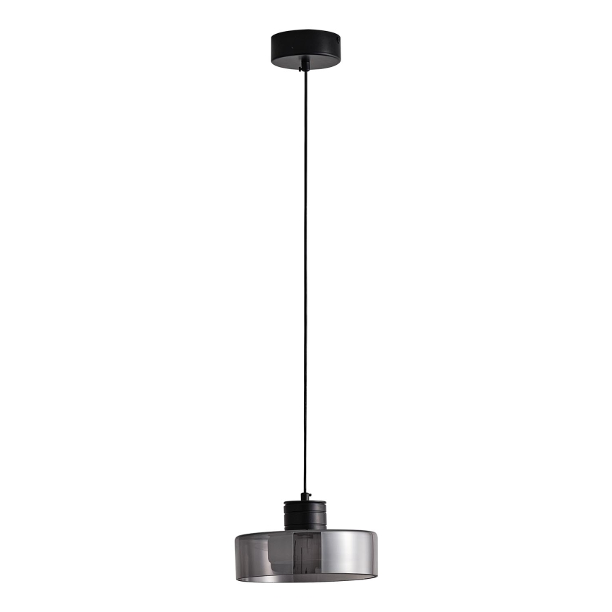 LED-Hängeleuchte LED/8W/230V 3000K schwarz/rauchig