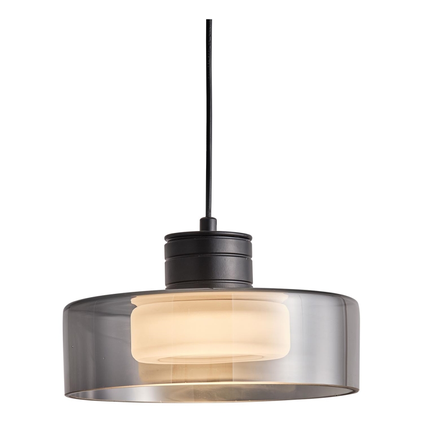 LED-Hängeleuchte LED/8W/230V 3000K schwarz/rauchig