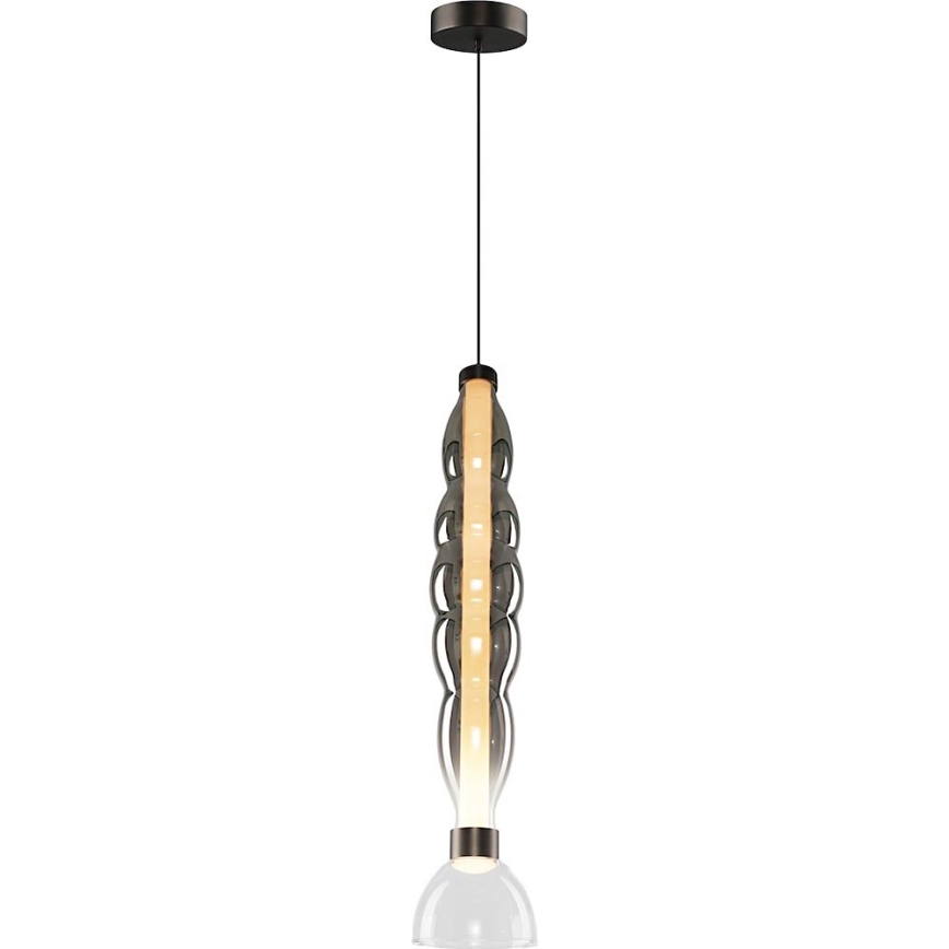 LED-Hängeleuchte LUCCO LED/18W/230V d 15 cm rauchig