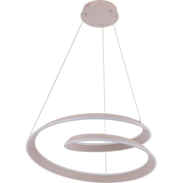 LED-Hängeleuchte mit Kabelabhängung CASHMERE LED/75W/230V Ø 60 cm weiß
