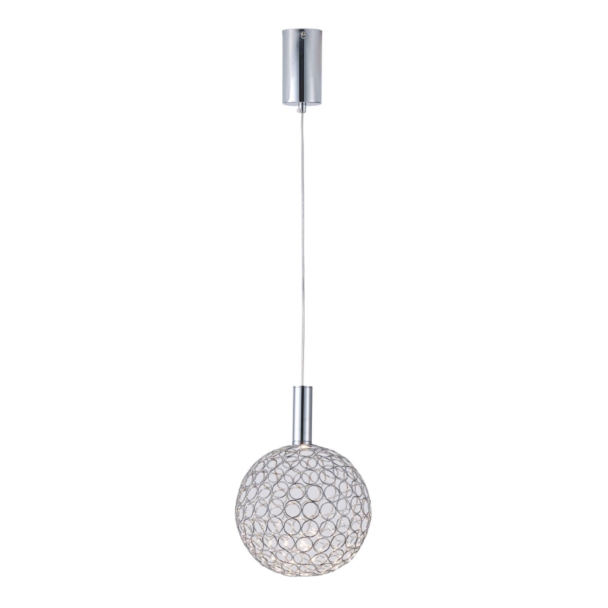 LED-Hängeleuchte PERFORATO LED/6,3W/230V 3000K glänzendes Chrom d 20 cm