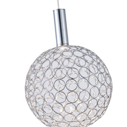 LED-Hängeleuchte PERFORATO LED/6,3W/230V 3000K glänzendes Chrom d 20 cm