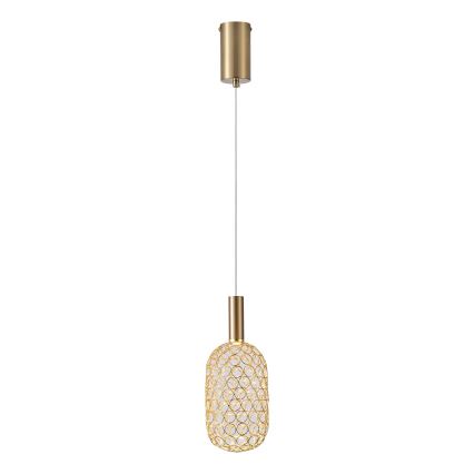 LED-Hängeleuchte PERFORATO LED/6,3W/230V 3000K golden d 13 cm