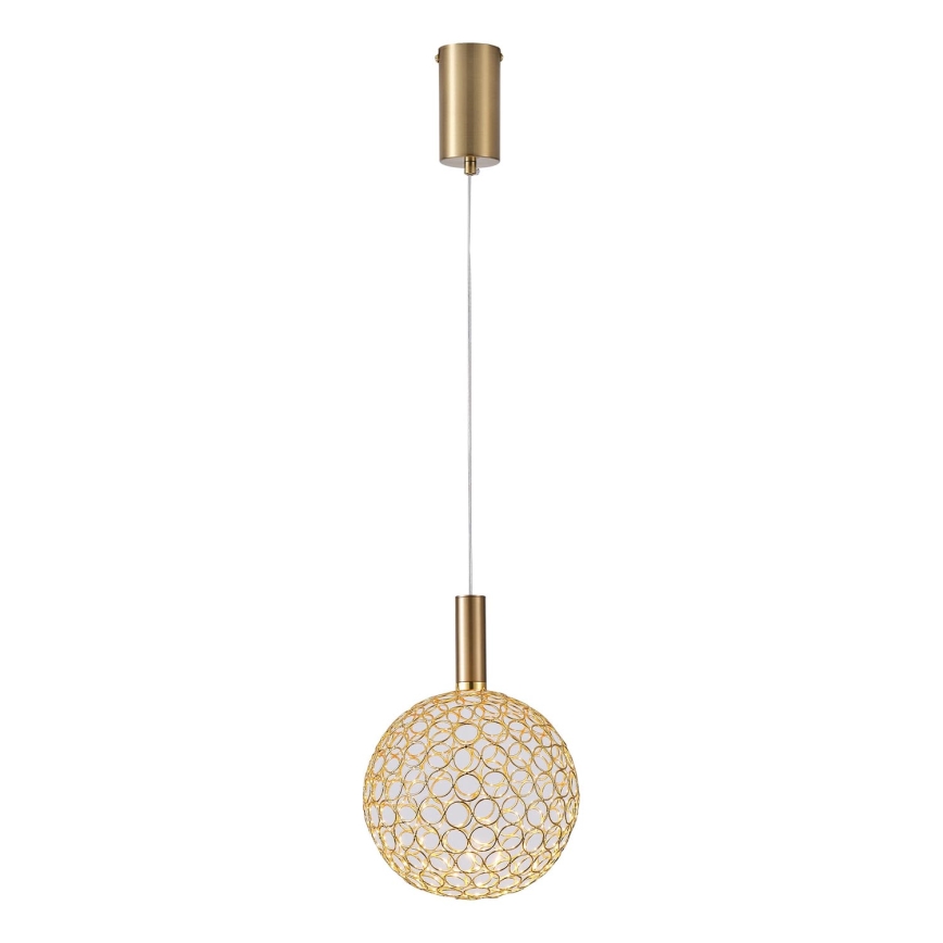 LED-Hängeleuchte PERFORATO LED/6,3W/230V 3000K golden d 20 cm