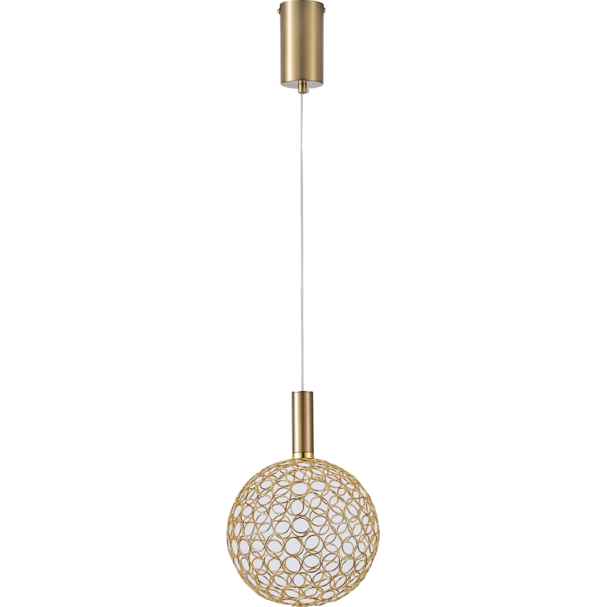LED-Hängeleuchte PERFORATO LED/6,3W/230V 3000K golden d 20 cm