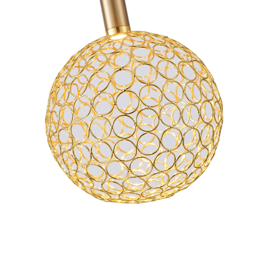 LED-Hängeleuchte PERFORATO LED/6,3W/230V 3000K golden d 20 cm