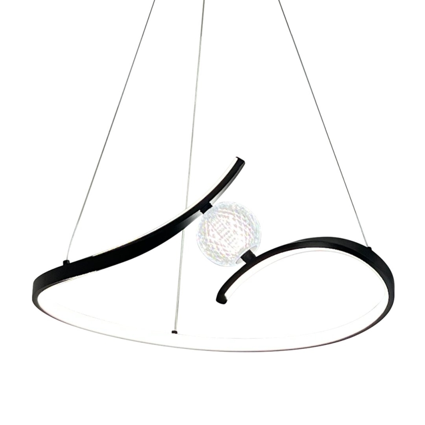 LED-Hängeleuchte PERLA LED/34W/230V schwarz