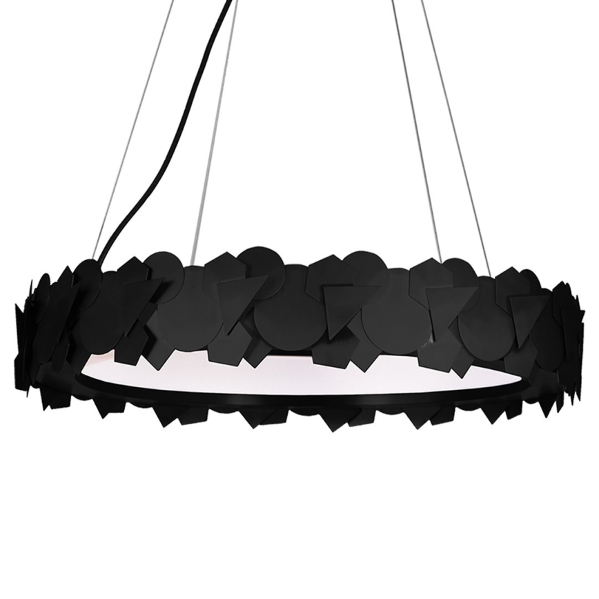 LED-Hängeleuchte SOHO LED/24W/230V mit Kabelaufhängung, schwarz
