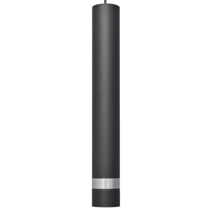LED-Hängeleuchte TUBA 1xGU10/4,8W/230V schwarz/glänzendes Chrom