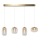 LED-Hängeleuchte VASO LED/15W/230V golden/rauchig