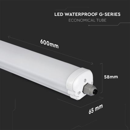 LED-Hochleistungs-Leuchtstofflampe G-SERIES LED/18W/230V 4000K IP65 60 cm