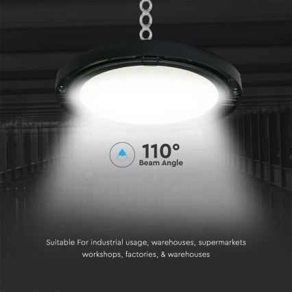 LED-Hochleistungsleuchte High Bay LED/100W/230V IP65 4000K