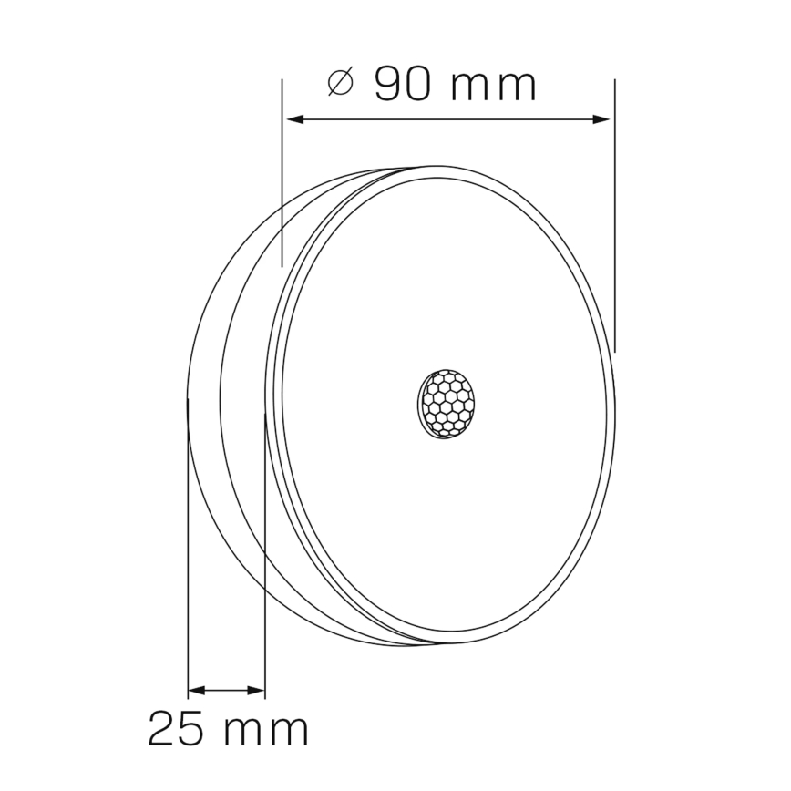 LED Illuminazione mobili con sensore LED/1,2W/4,5V 3xAA cromo opaco