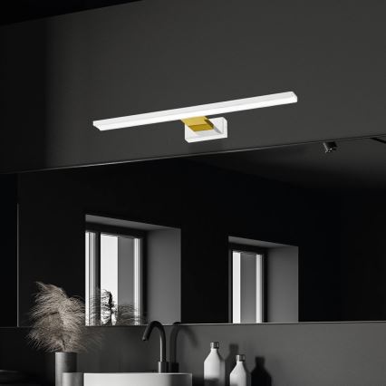 LED Illuminazione per specchio da bagno SHINE LED/13,8W/230V 60 cm IP44 bianco/oro