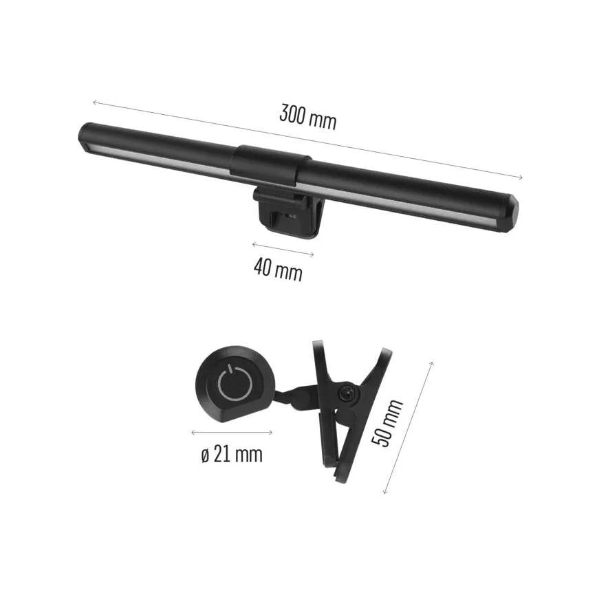 LED Illuminazione touch monitor dimmerabile LED/5,6W/5V 30 cm CRI 95