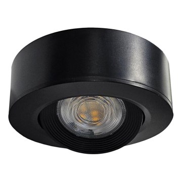 LED Incasso/superficie Luce Spot 2in1 LED/5W/230V 4200K diametro 9,3 cm nero