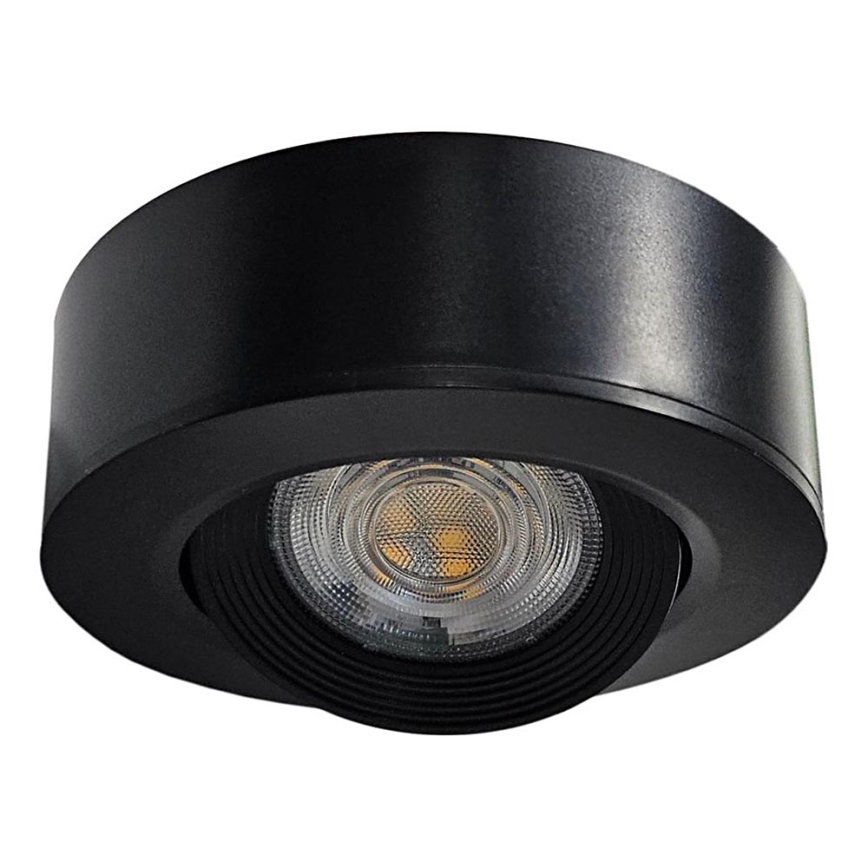 LED Incasso/superficie Luce Spot 2in1 LED/5W/230V 4200K diametro 9,3 cm nero