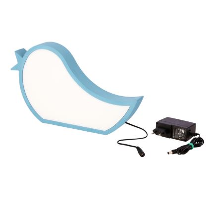 LED-Kinder-Schreibtischlampe BIRD, LED/12W/230V, blau